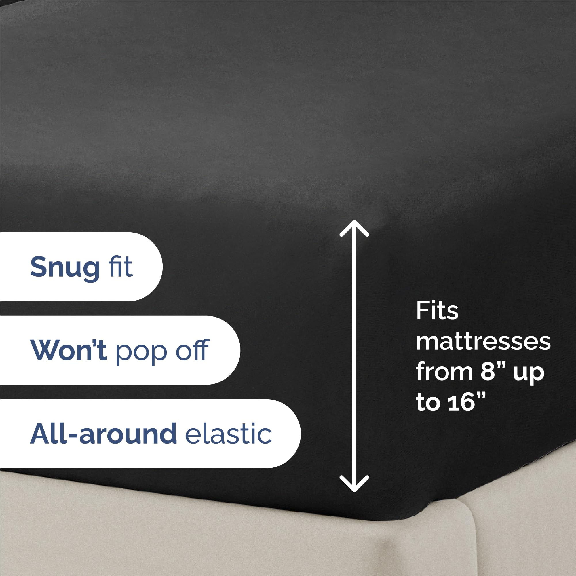 CGK Unlimited flat sheet spread across king bed offers smooth coverage and sleek look