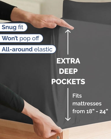 CGK Unlimited flat sheet spread on Twin XL mattress showing full coverage and smoothness