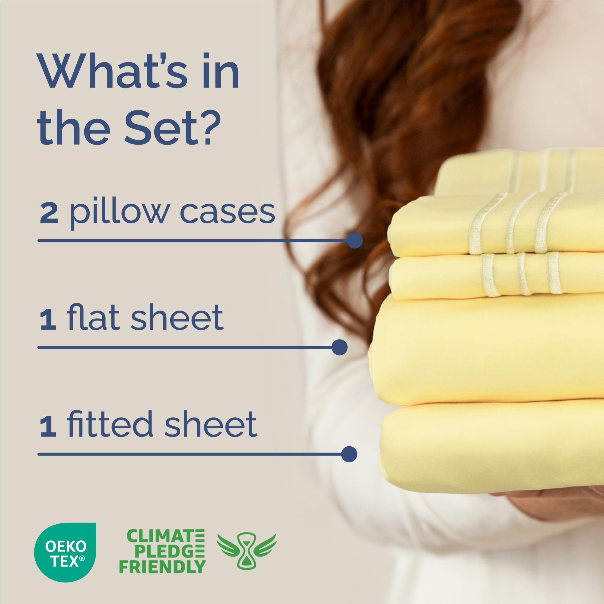 CGK Unlimited flat sheet spread on bed, shows full coverage benefit