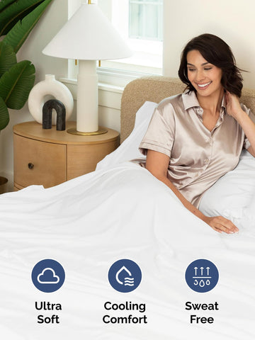 CGK Unlimited flat sheet spread to show generous dimensions and tuckability