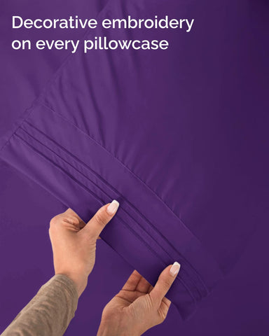 CGK Unlimited neatly folded sheet set demonstrating easy storage convenience