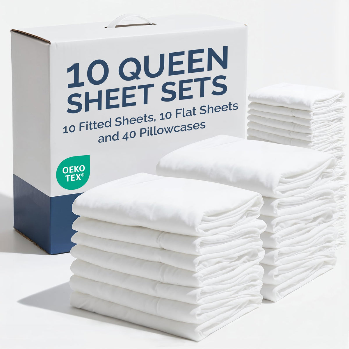 CGK Unlimited front pack showing ten queen sets for bulk savings
