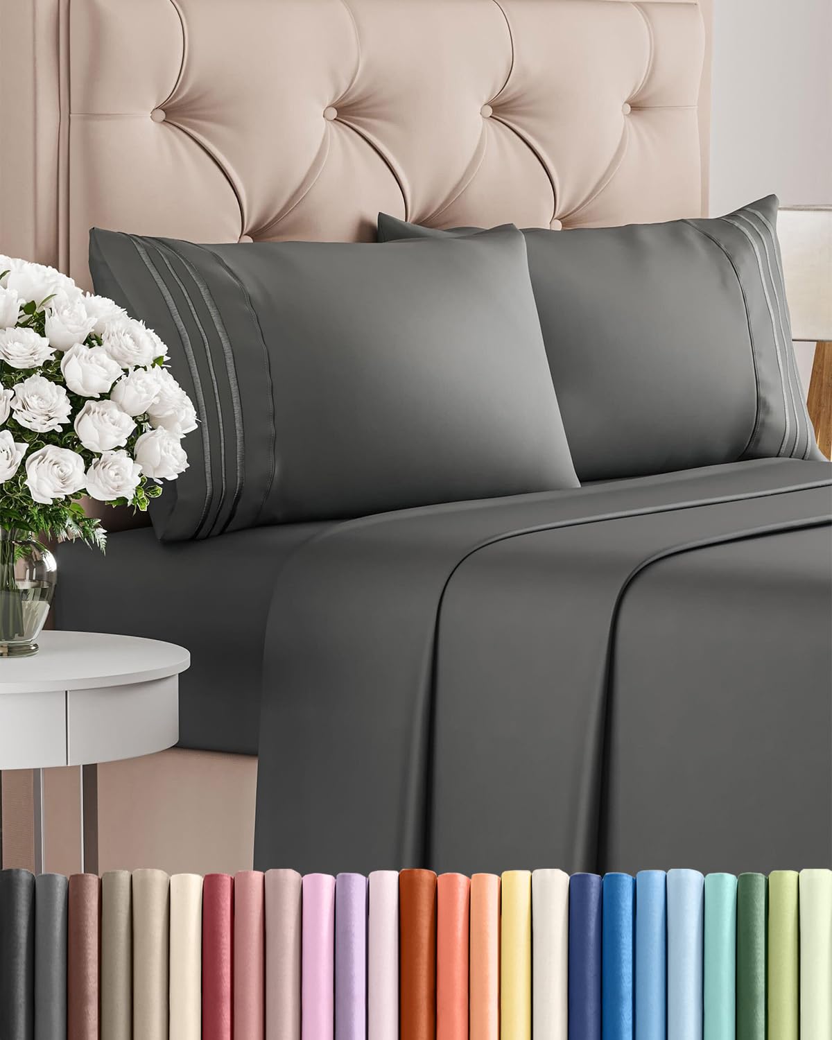 CGK Unlimited full sheet set packaging shows charcoal set and value