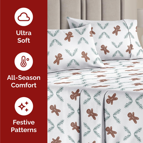 CGK Unlimited fitted sheet demonstrating deep pocket fit for up to 16 inch mattresses