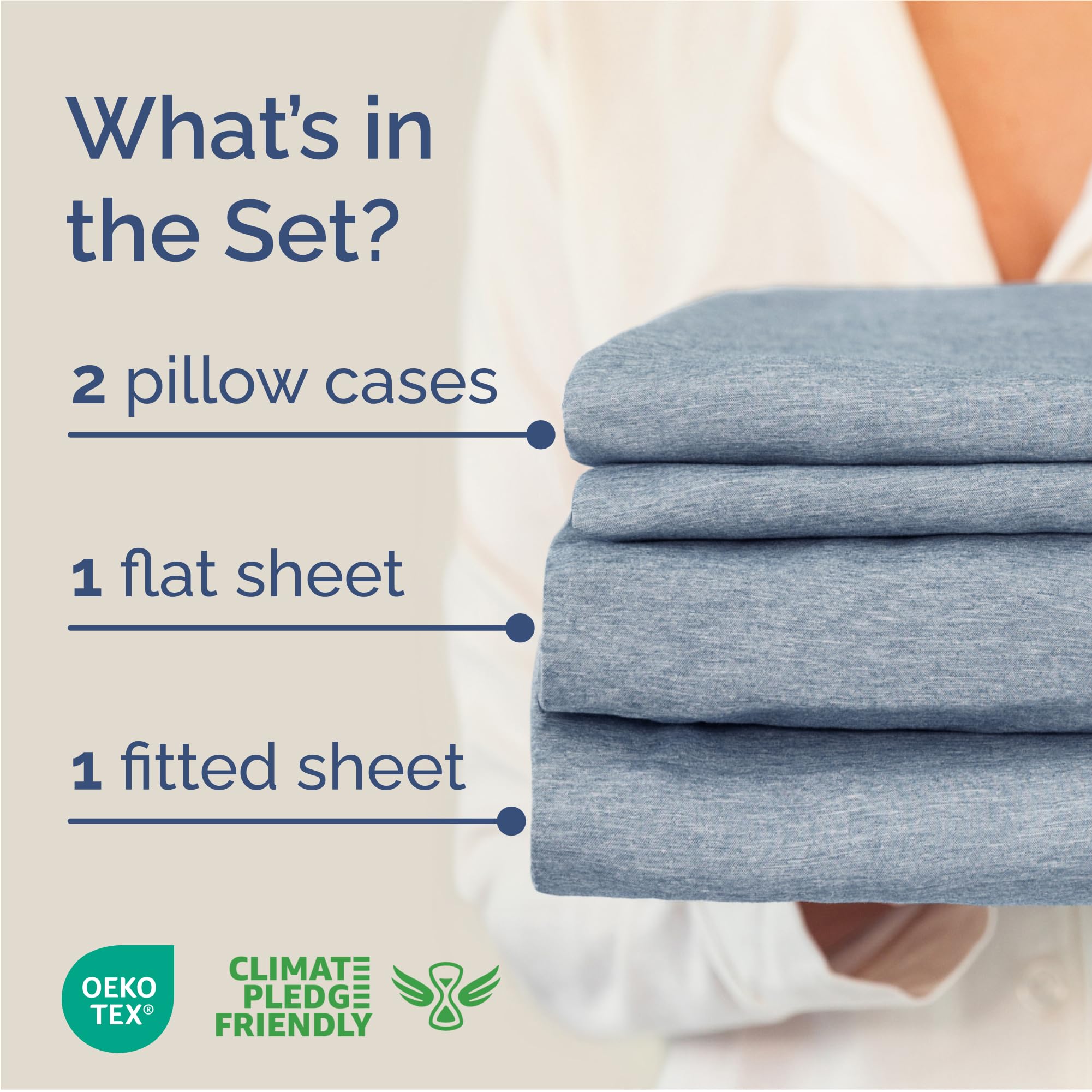 CGK Unlimited fitted sheet pocket detail highlighting deep 16-inch fit benefit