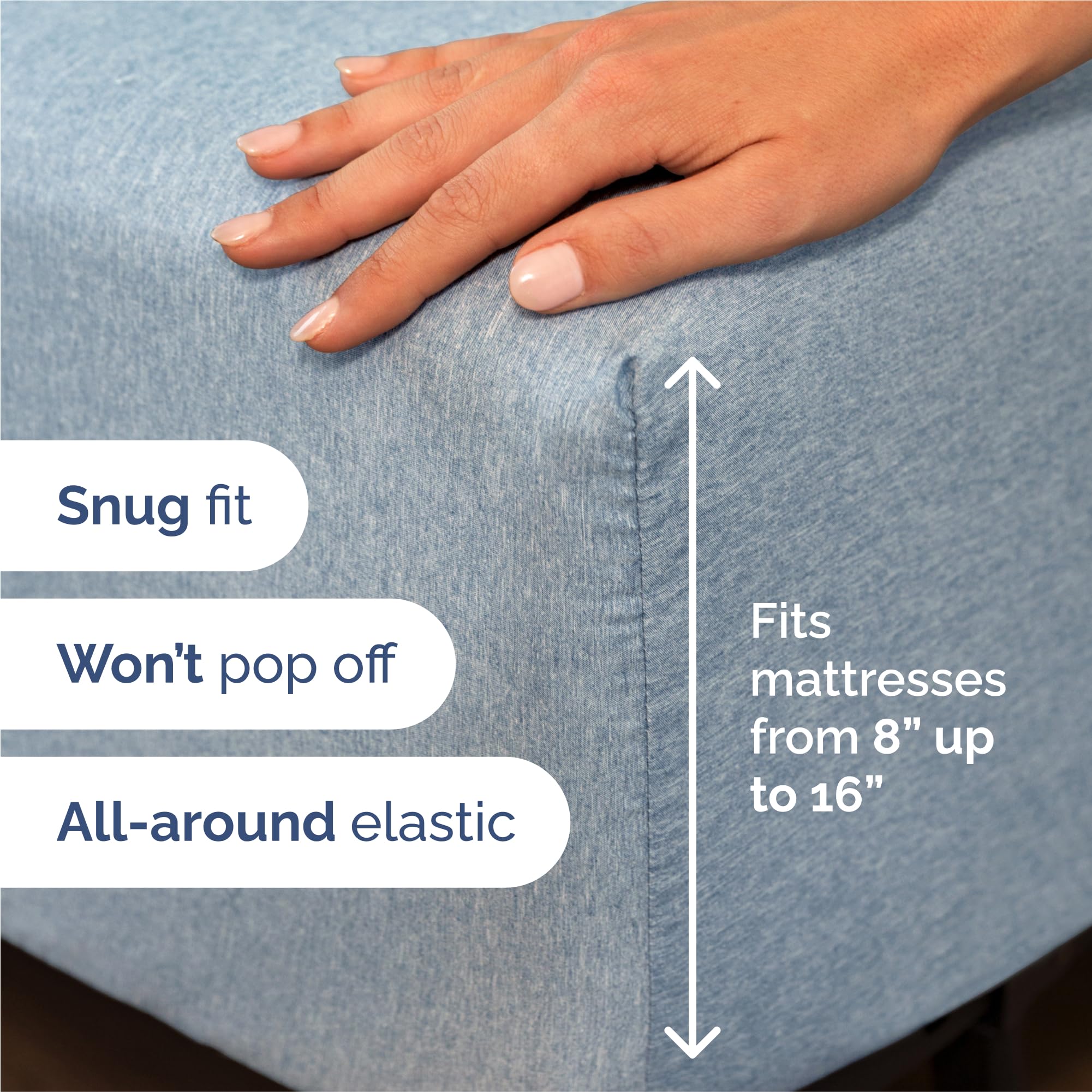 CGK Unlimited flat sheet spread on bed showing breathable fabric and coverage