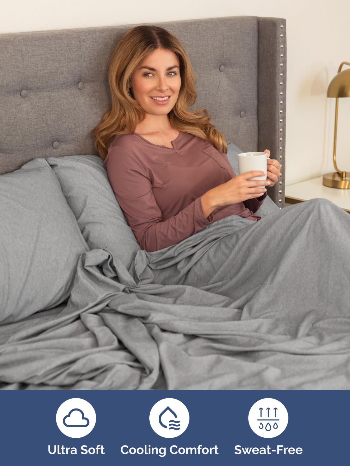 CGK Unlimited sheets on a California King mattress showing deep-pocket fit advantage