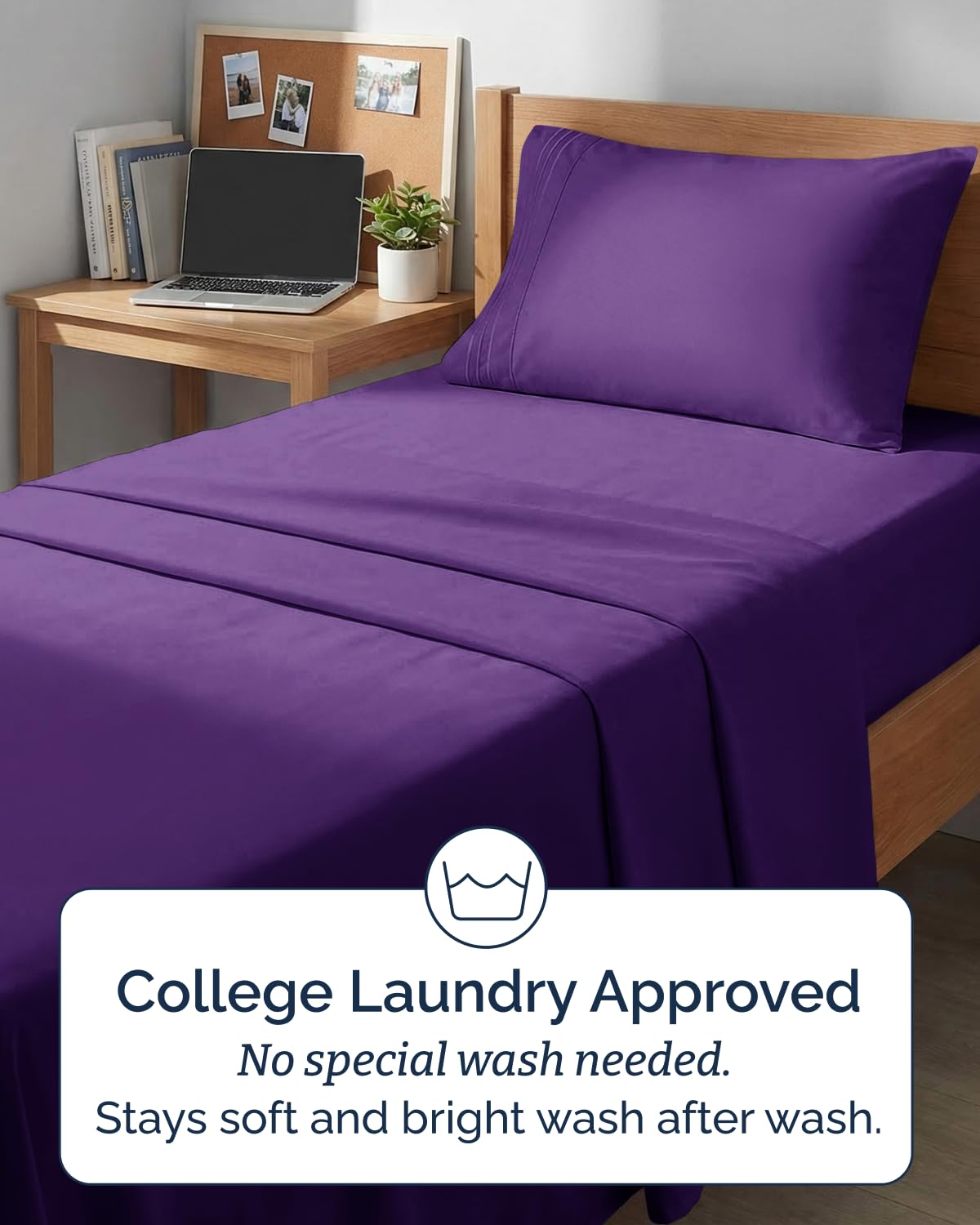 CGK Unlimited styled in a dorm room setting creating a cozy, home-like feel