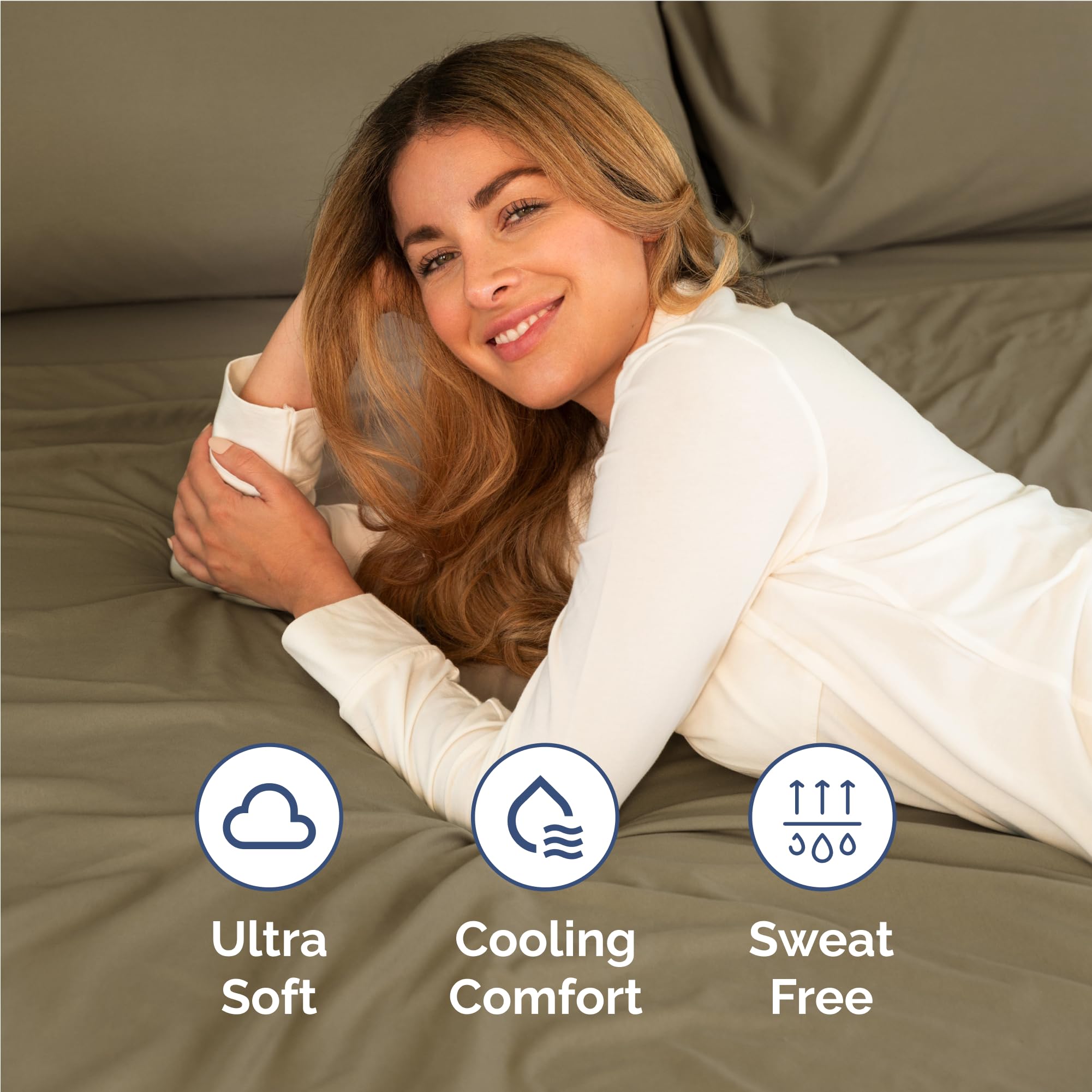 CGK Unlimited two pillowcases stacked displaying smooth soft finish