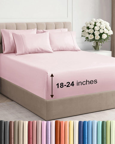 CGK Unlimited front packaging showing lavender pink sheet set and clear branding for easy identification