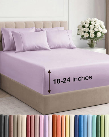 CGK Unlimited front packaging showing light lavender set and benefit of deep fit