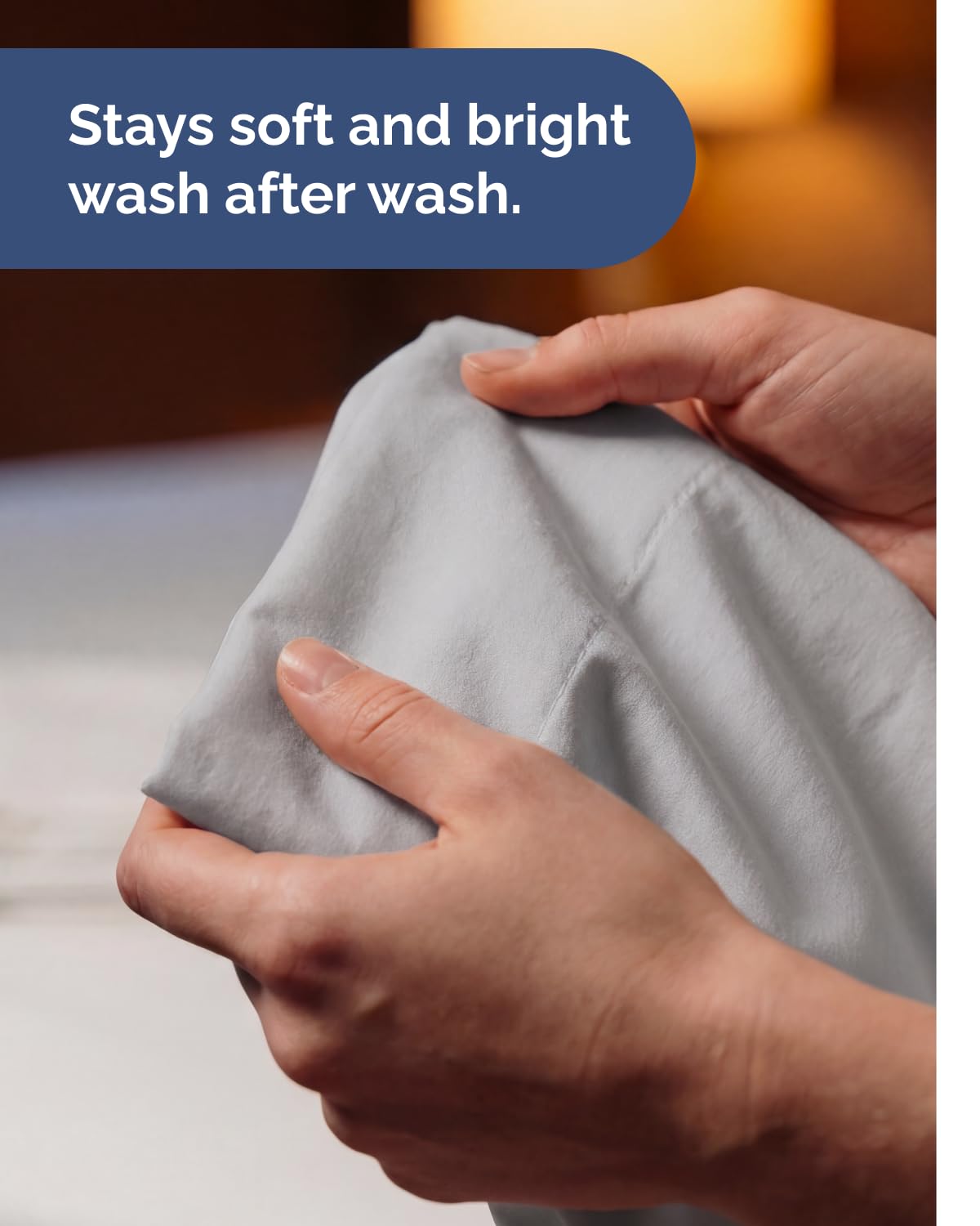 CGK Unlimited fitted sheet on mattress showing scale for up to 16-inch depth