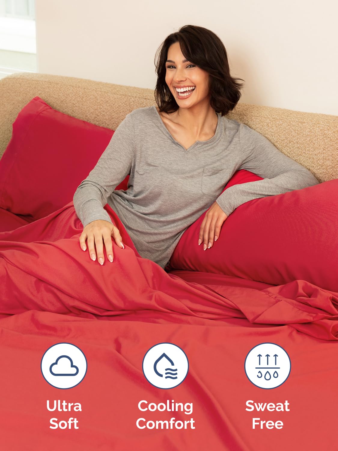 CGK Unlimited microfiber fabric texture close-up highlighting soft comfort