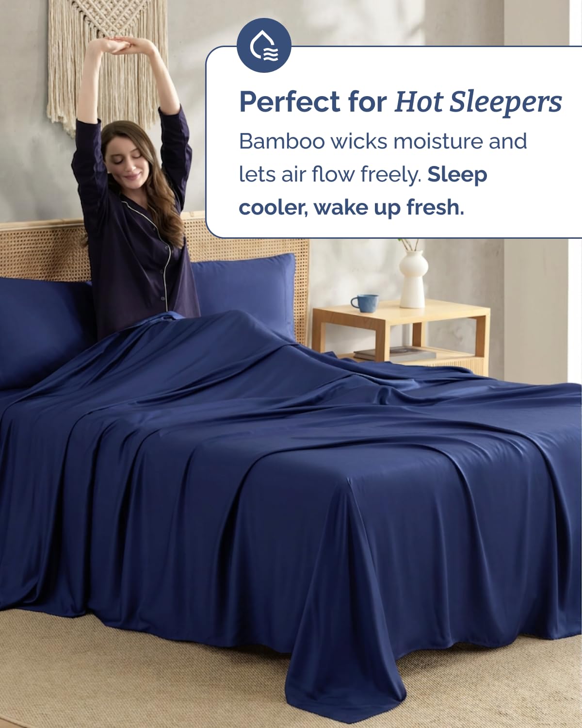 CGK Unlimited fitted sheet elastic detail demonstrating secure deep-pocket fit