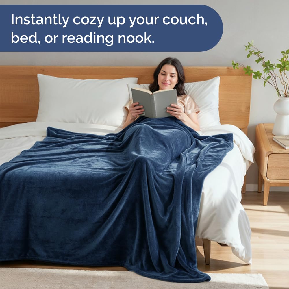 CGK Unlimited folded blanket packed for travel, demonstrates compact portability