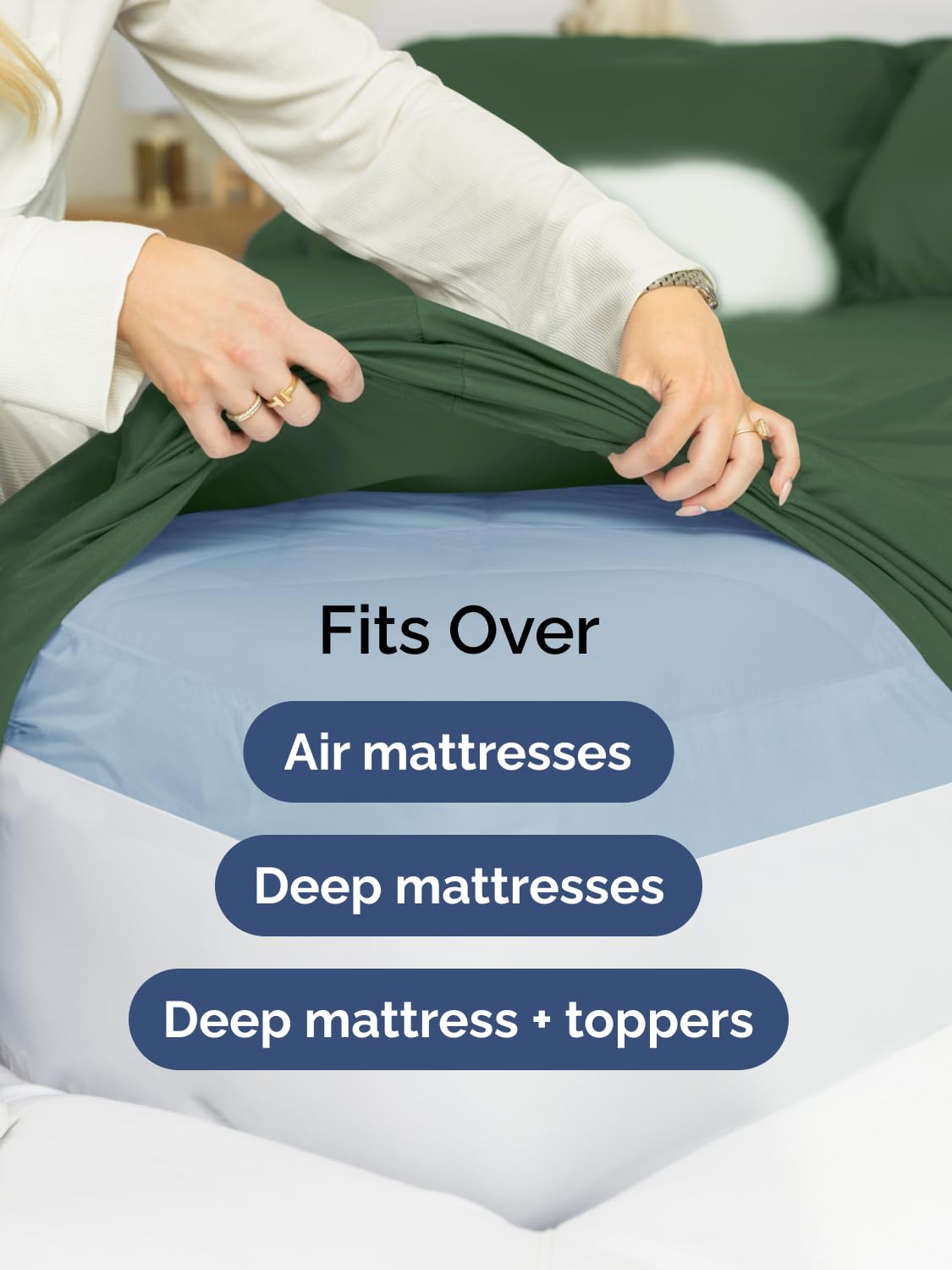 CGK Unlimited oversized pillowcase folded to show full pillow coverage