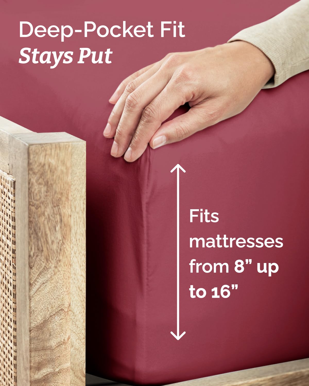 CGK Unlimited pillowcase close-up demonstrating soft edge detail and cozy feel