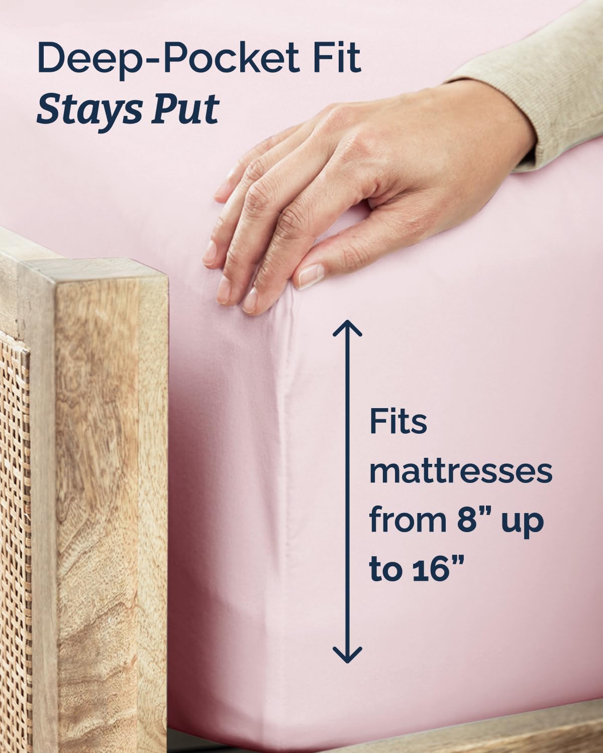 CGK Unlimited pillowcase texture close-up showing silky brushed microfiber comfort