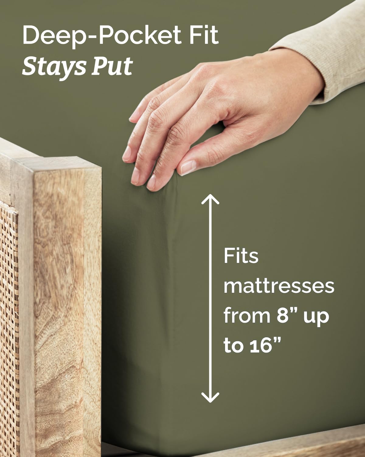 CGK Unlimited pillowcase close-up showing quality stitching and comfort benefit