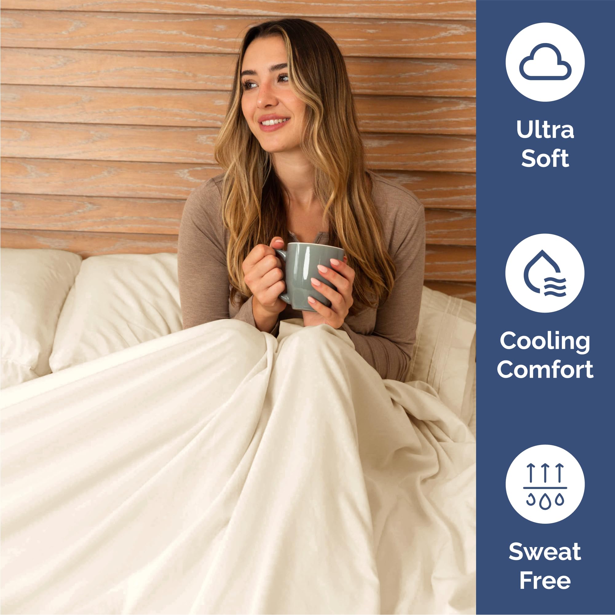 CGK Unlimited pillowcase hem and stitching close-up showing durable finish and neat edges