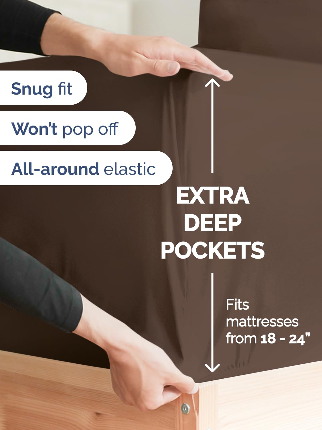 CGK Unlimited pillowcase closure detail demonstrating secure enclosure and tidy pillows