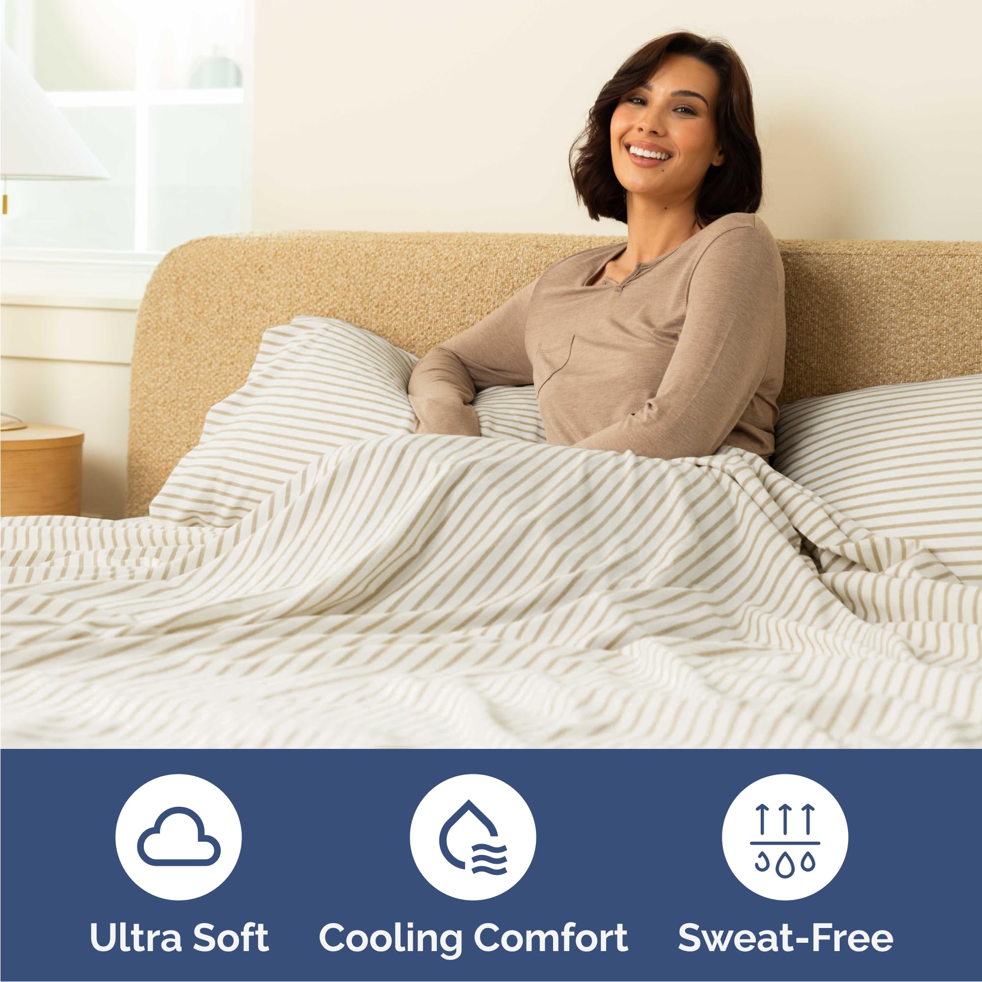 CGK Unlimited two pillowcases on bed showing coordinated styling