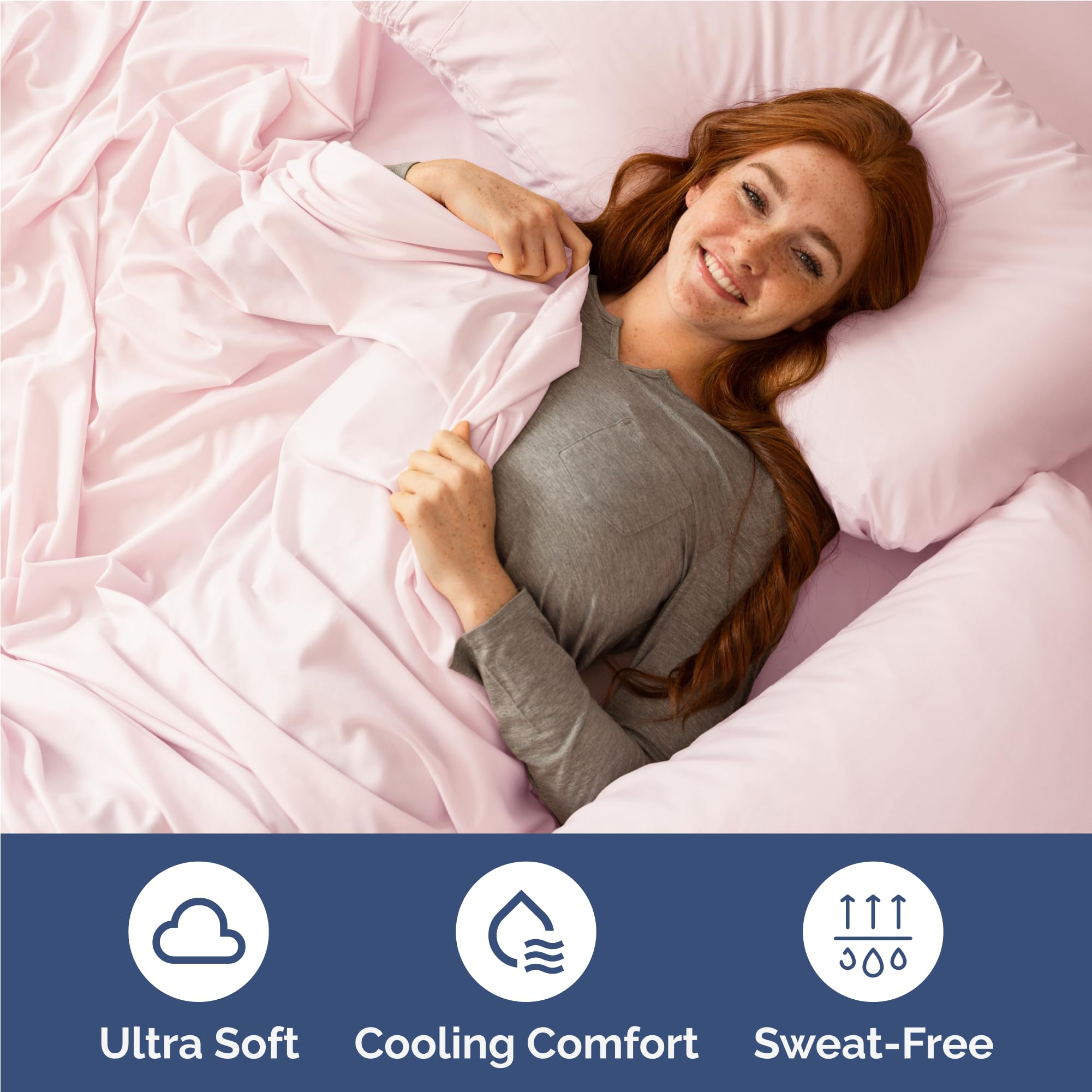 CGK Unlimited pillowcases texture close-up highlighting soft brushed finish