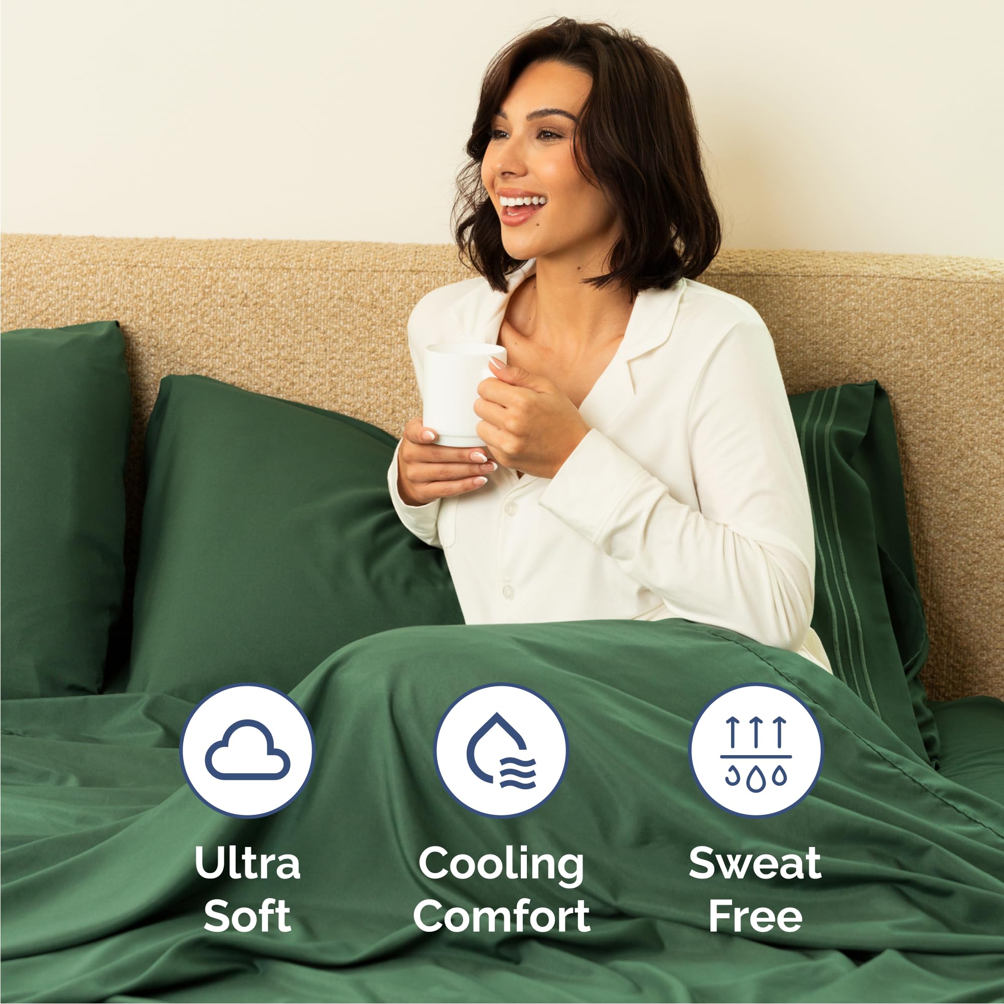 CGK Unlimited pillowcases close-up highlighting silky finish and soft comfort
