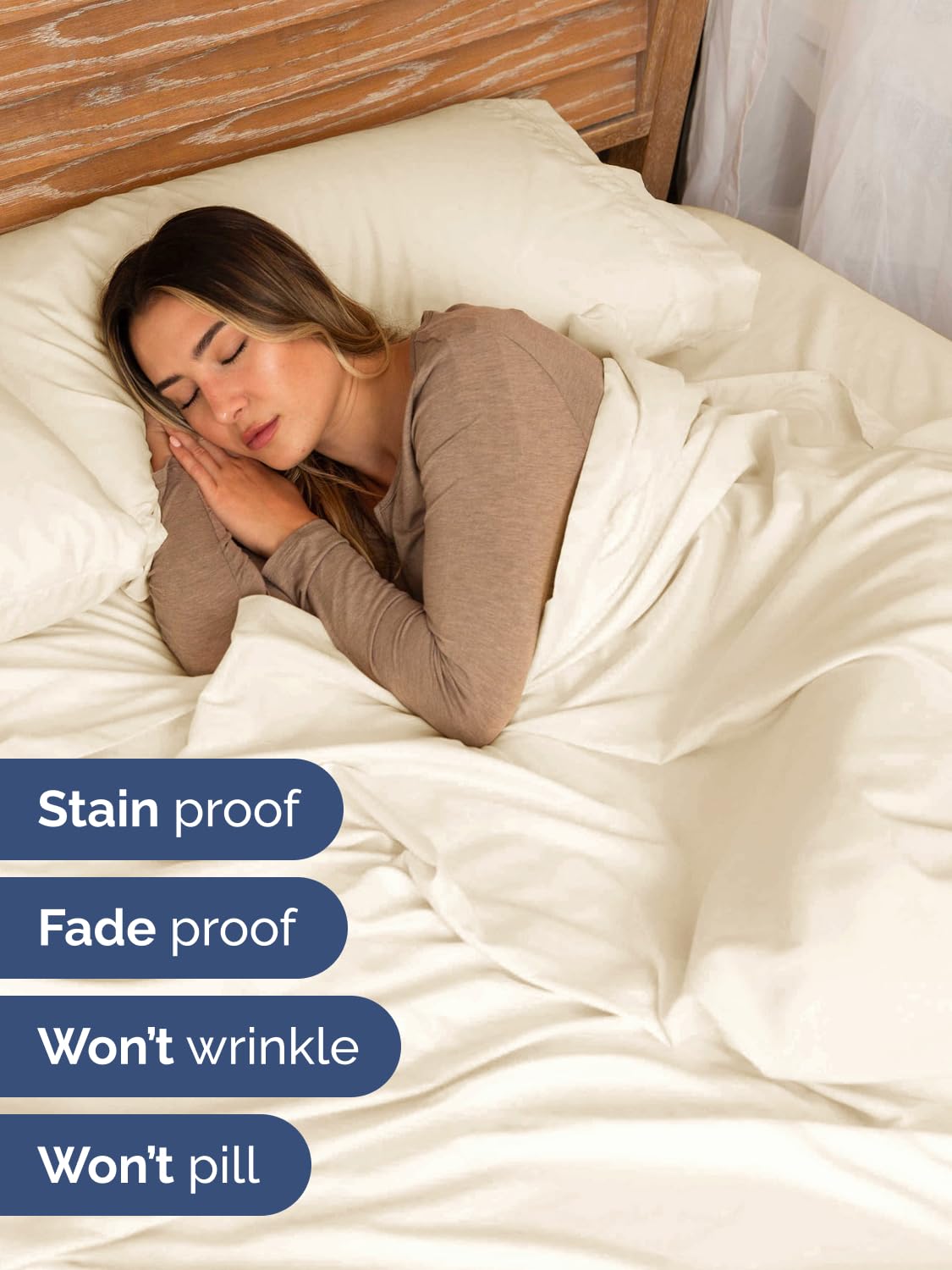 CGK Unlimited four oversized pillowcases stacked to show generous size and neat closures