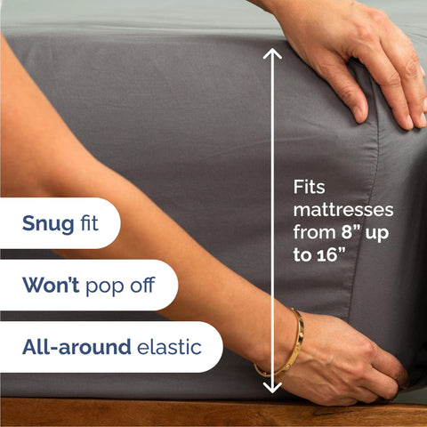CGK Unlimited flat sheet folded to show brushed microfiber texture and soft sheen