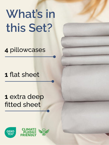 CGK Unlimited fitted sheet elastic edge close-up illustrating secure grip and tight fit