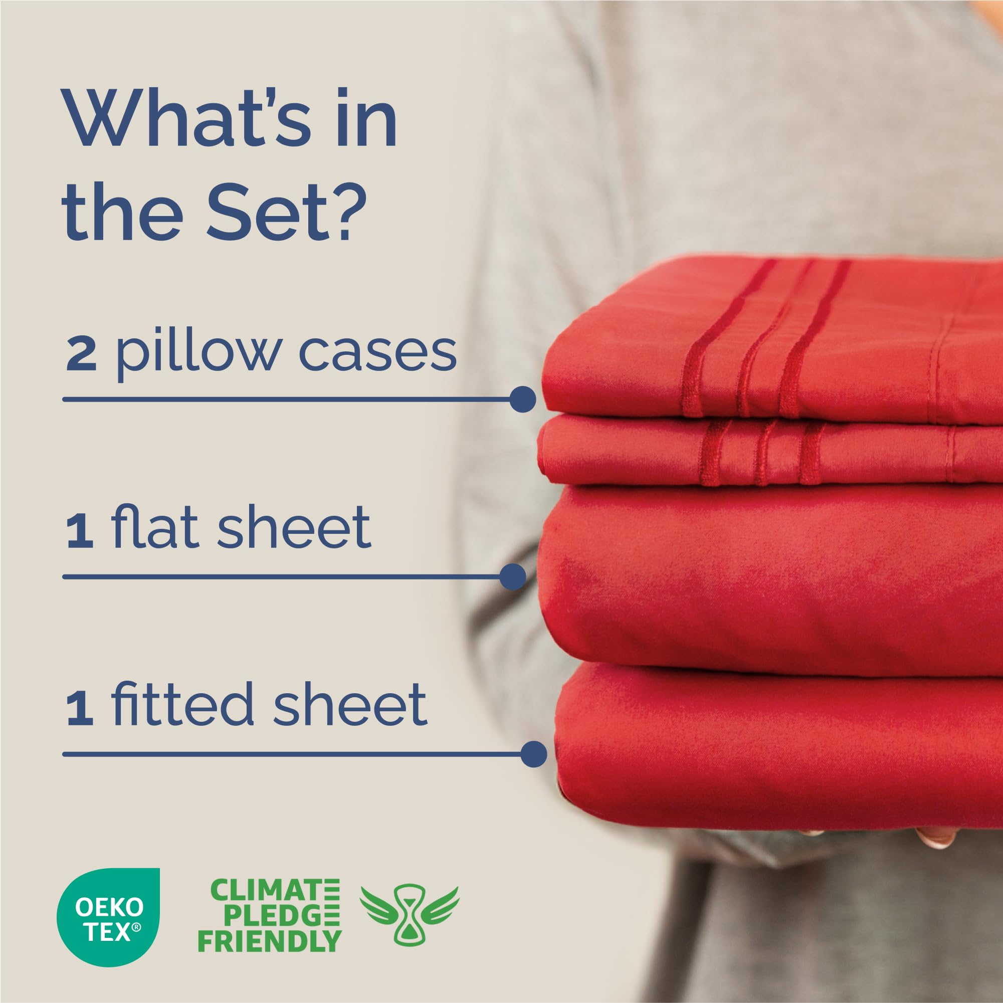 CGK Unlimited fitted sheet corner showing deep pocket and secure elastic fit