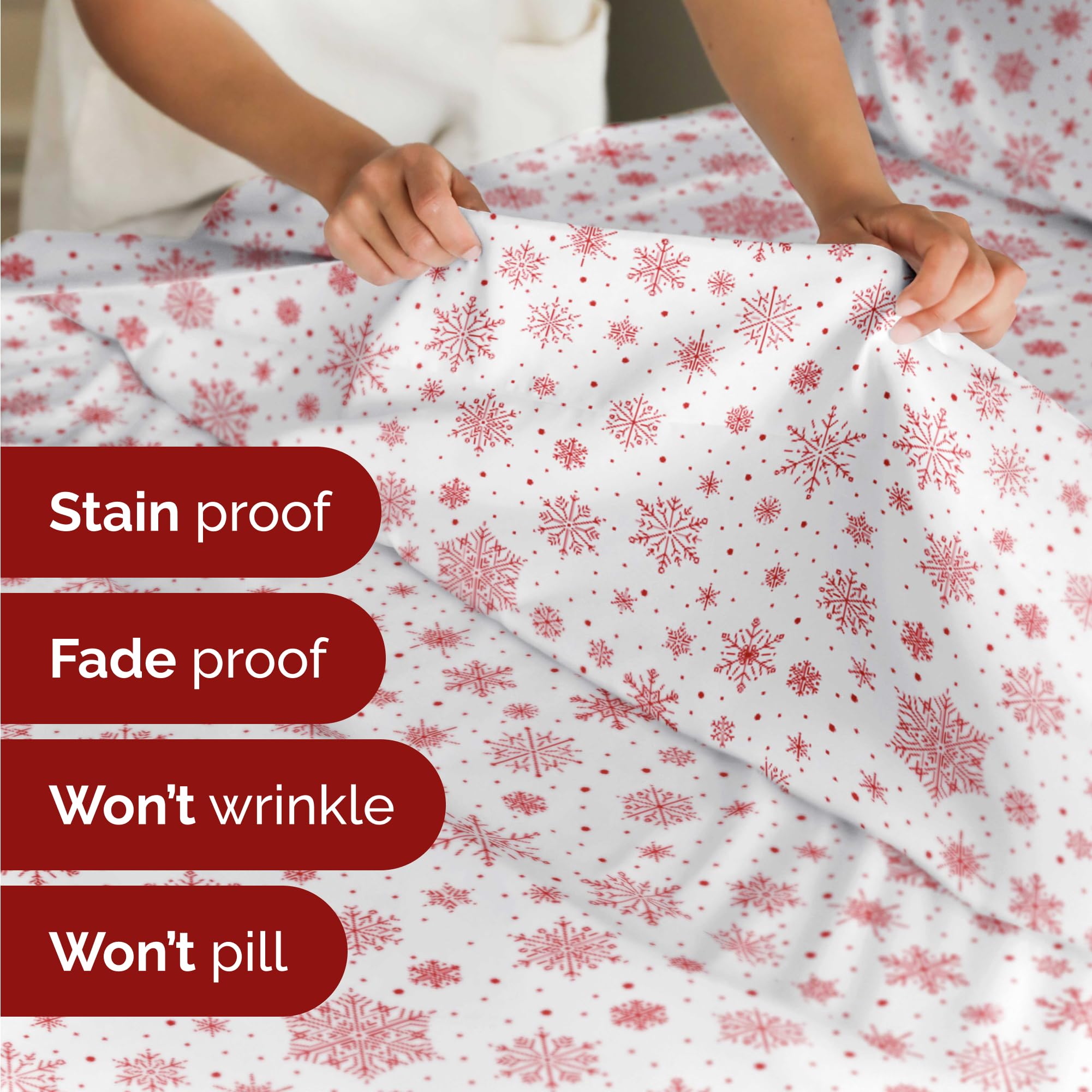 CGK Unlimited fabric texture macro of double-brushed microfiber for silky softness benefit