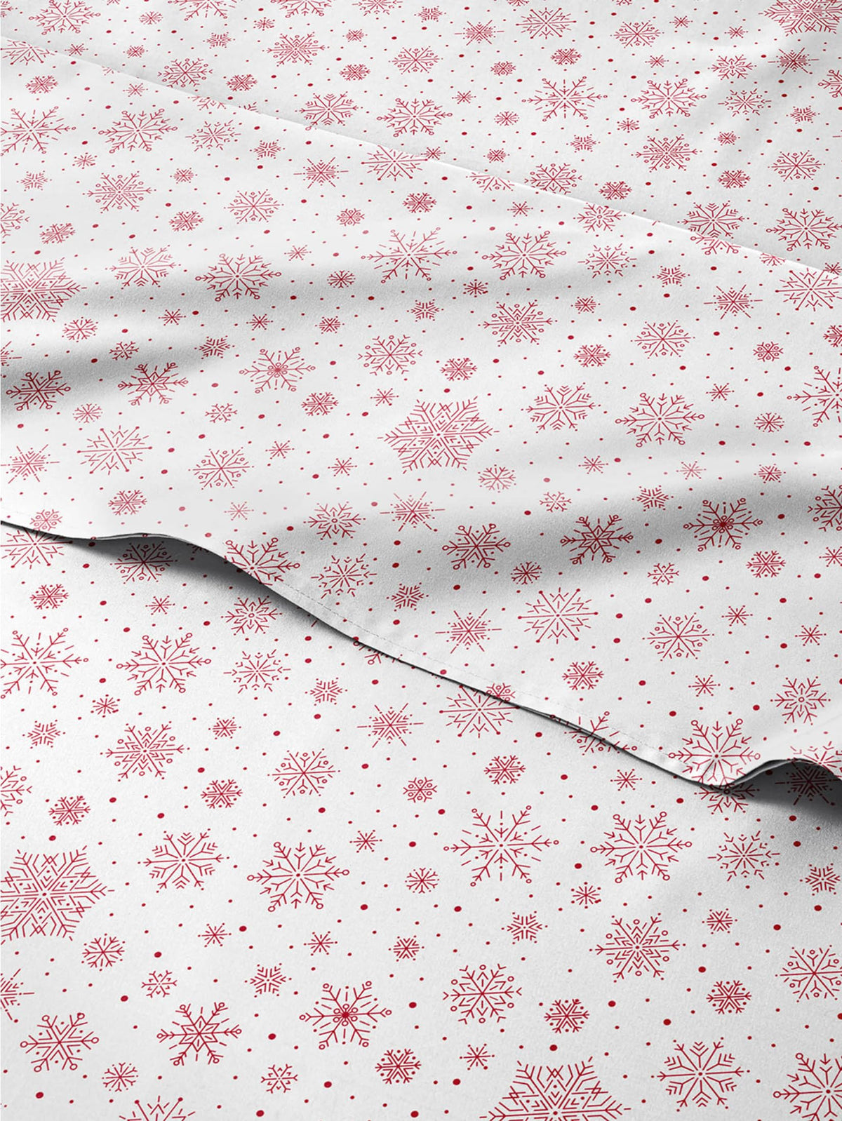 CGK Unlimited front packaging view of red snowflakes set highlights seasonal design benefit