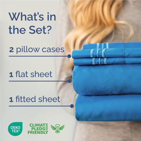 CGK Unlimited close-up of fitted sheet pocket demonstrating deep 16-inch fit benefit