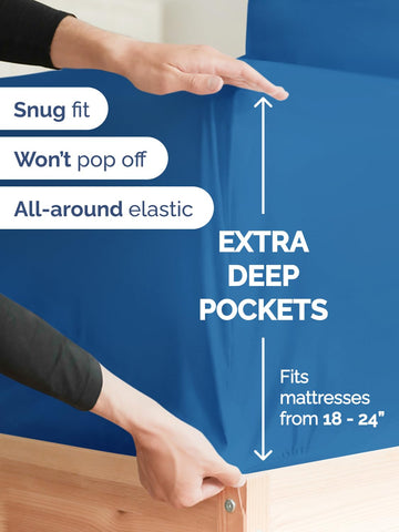 CGK Unlimited flat sheet with four pillowcases displayed for family-ready convenience