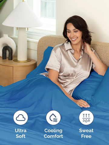 CGK Unlimited sheet on tall mattress illustrating deep-pocket fit benefit