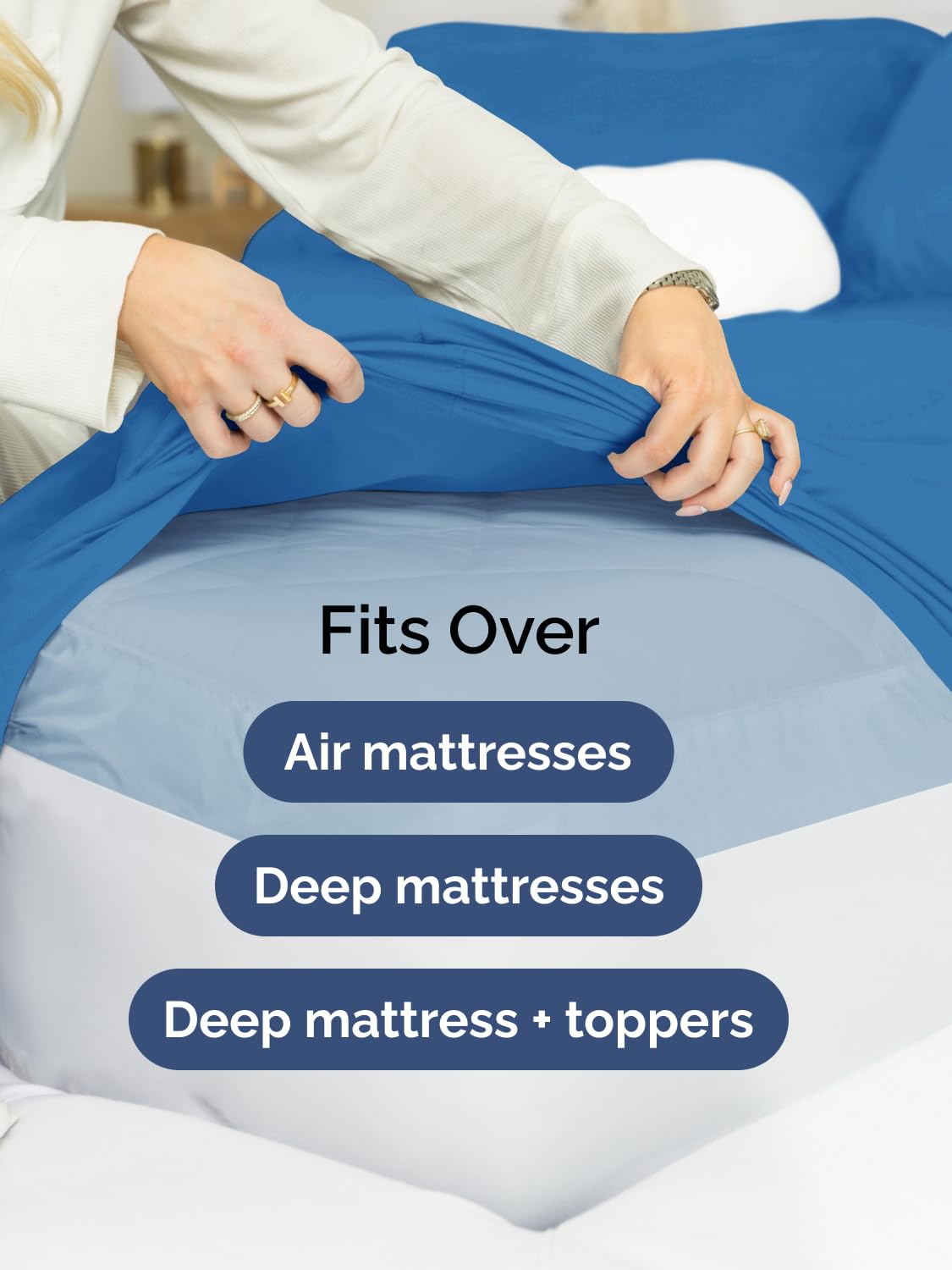 CGK Unlimited oversized pillowcase opening showing secure enclosure advantage