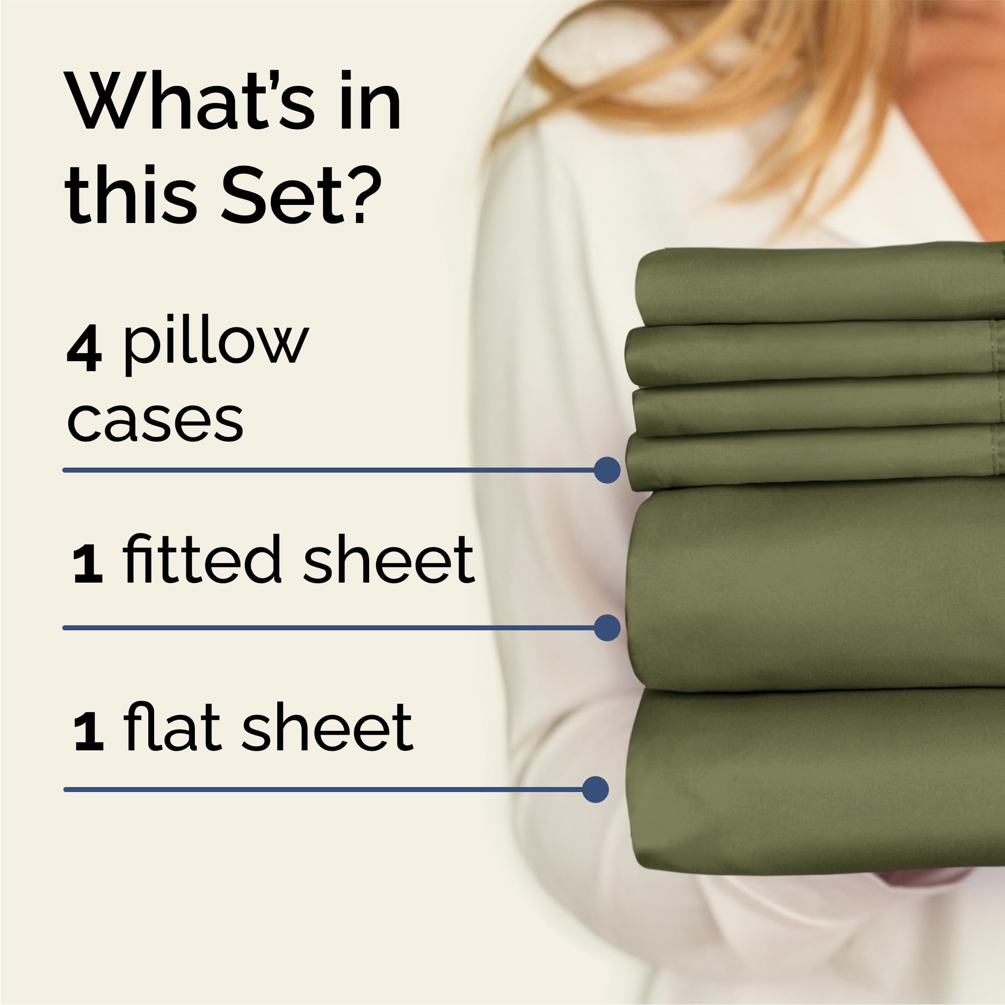 CGK Unlimited flat sheet spread in sage showing smooth drape and color
