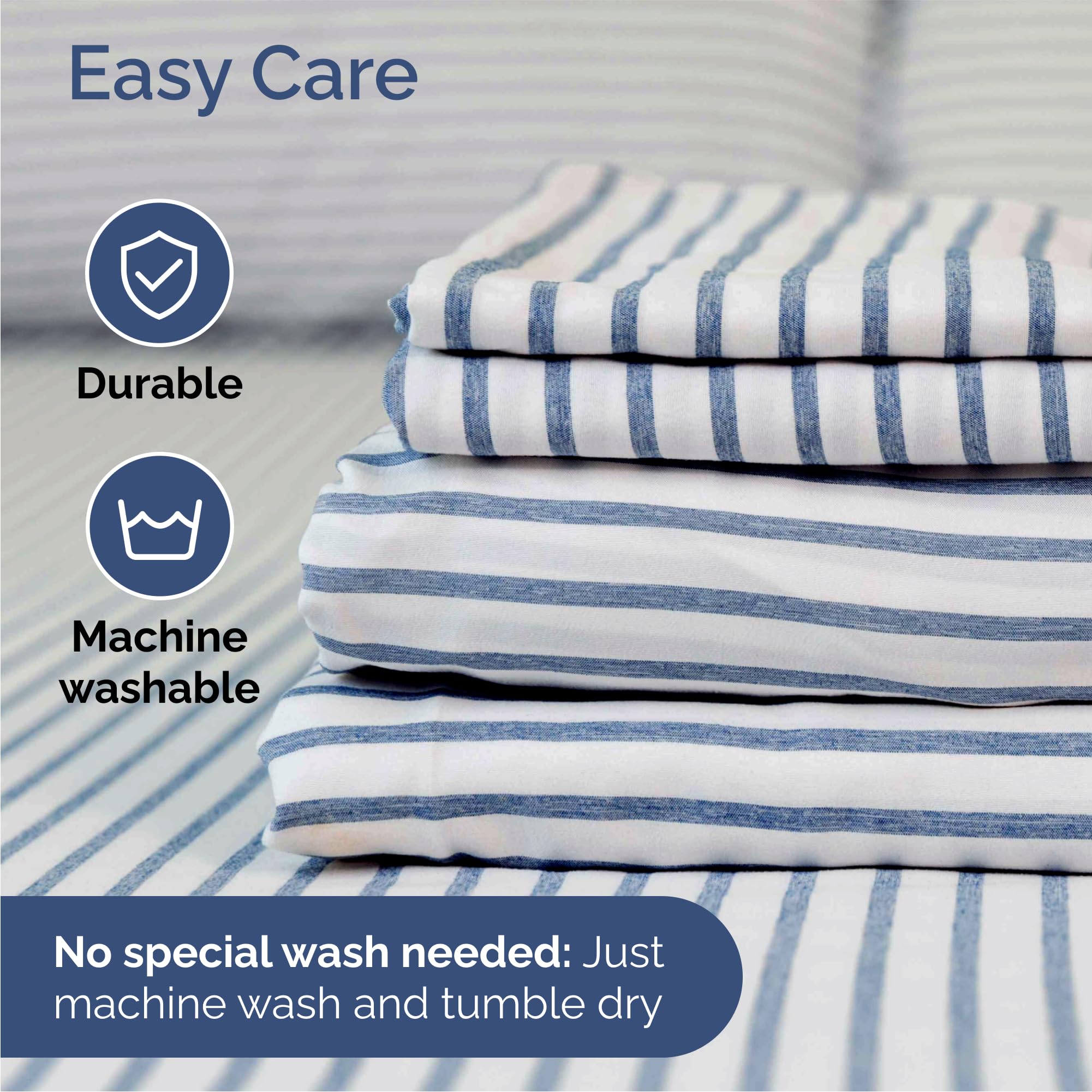 CGK Unlimited fitted sheet on mattress showing correct fit up to sixteen-inch depth