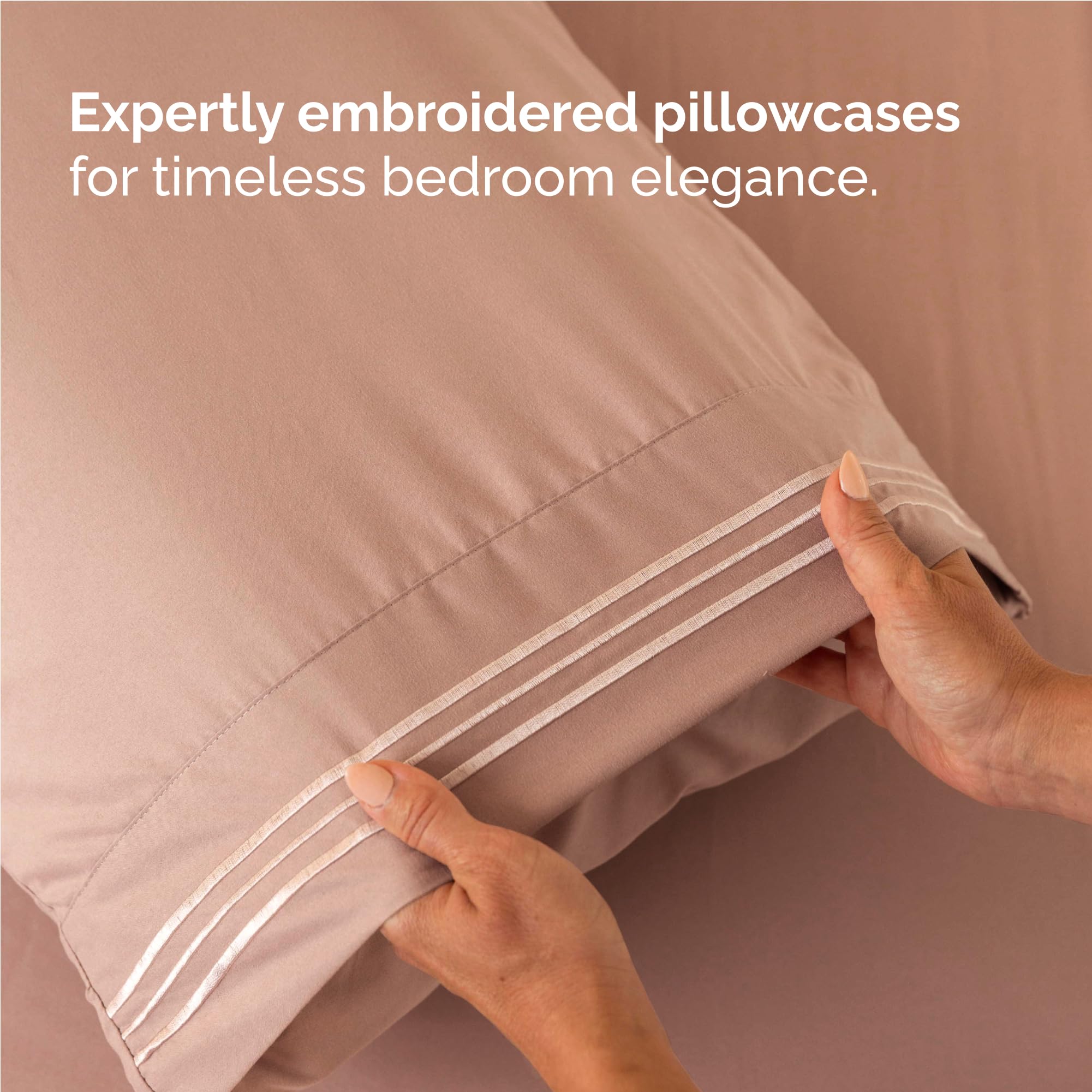 CGK Unlimited size comparison with a 16-inch mattress showing deep-pocket compatibility