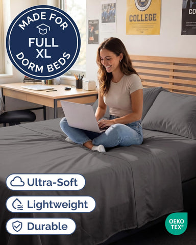 CGK Unlimited fitted sheet corner close-up demonstrating secure deep-pocket fit