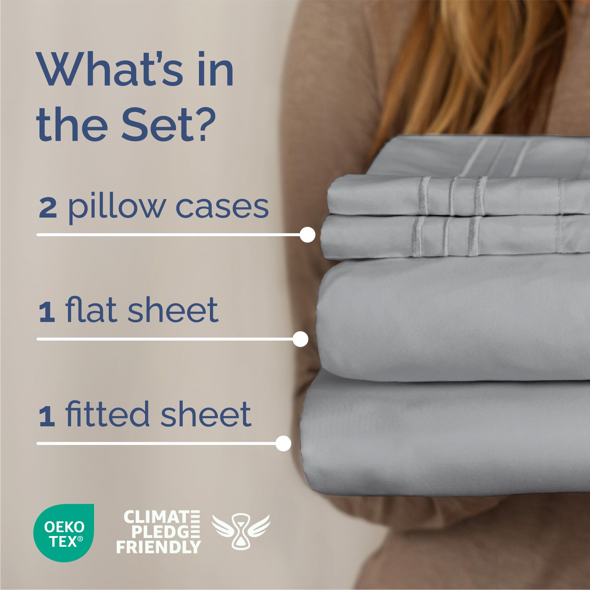 CGK Unlimited flat sheet spread on bed demonstrating smooth fit and cooling surface benefit