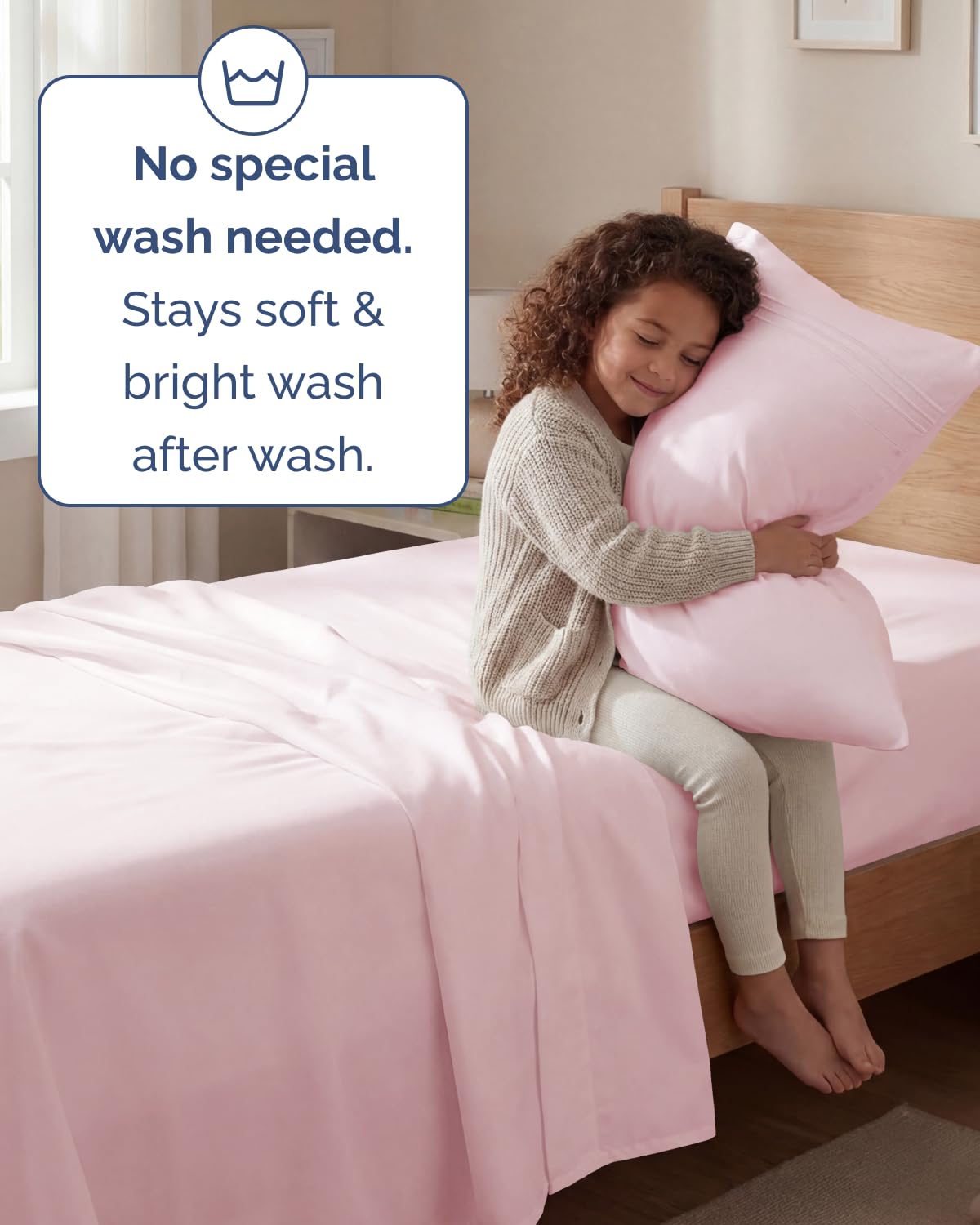 CGK Unlimited folded sheets beside ruler showing compact storage and travel-friendly benefit