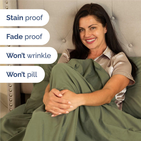 CGK Unlimited sheets on styled bed demonstrating breathable comfort
