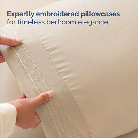 CGK Unlimited sheet on 16-inch mattress showing true deep-pocket fit
