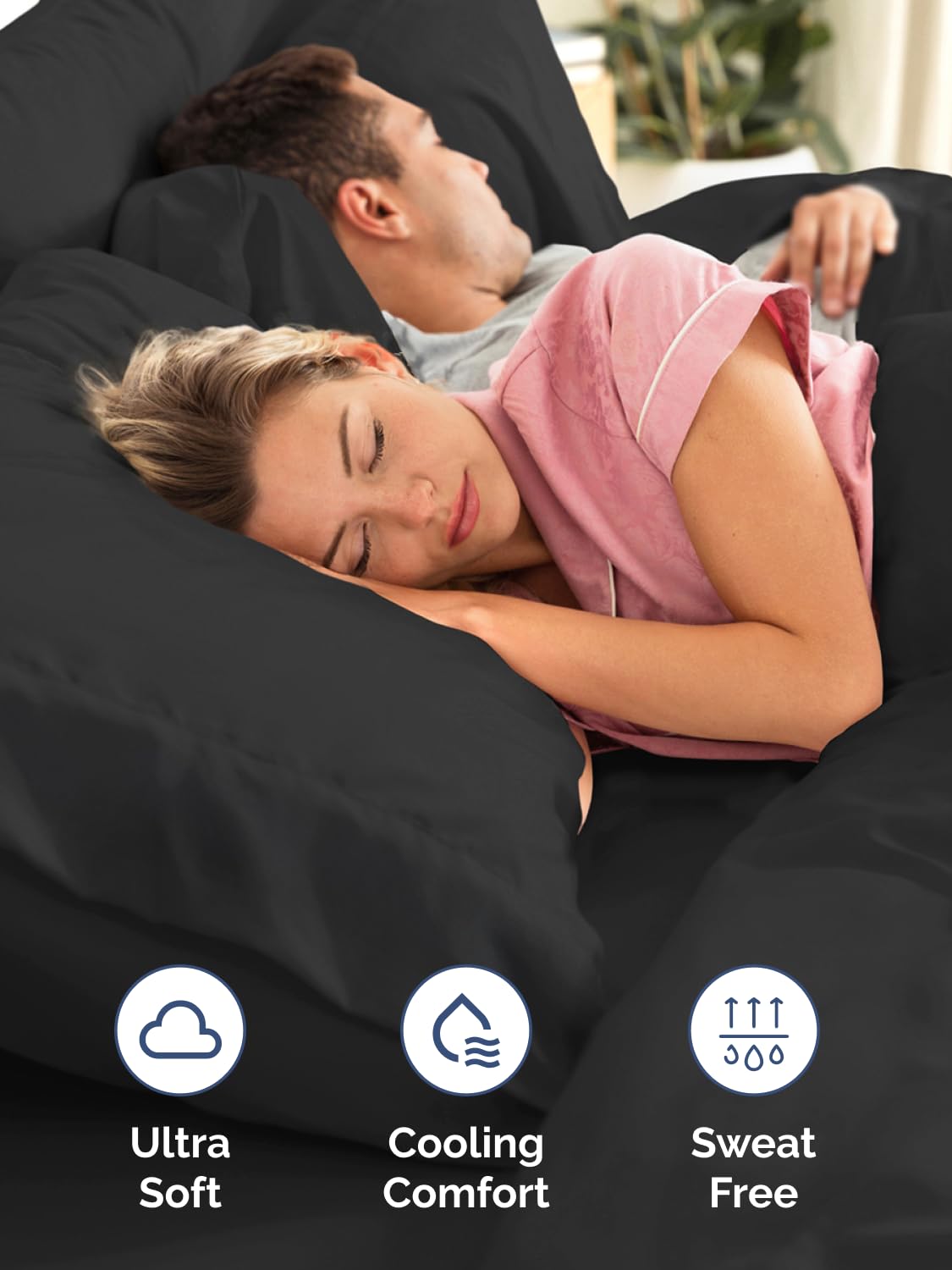CGK Unlimited sheet set on adjustable bed showing flexible hold during incline