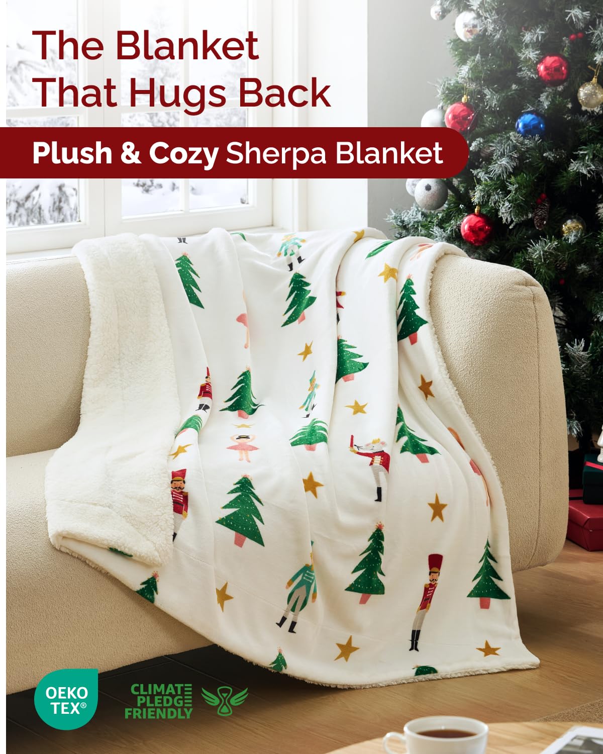 CGK Unlimited Sherpa reverse closeup highlighting plush softness benefit