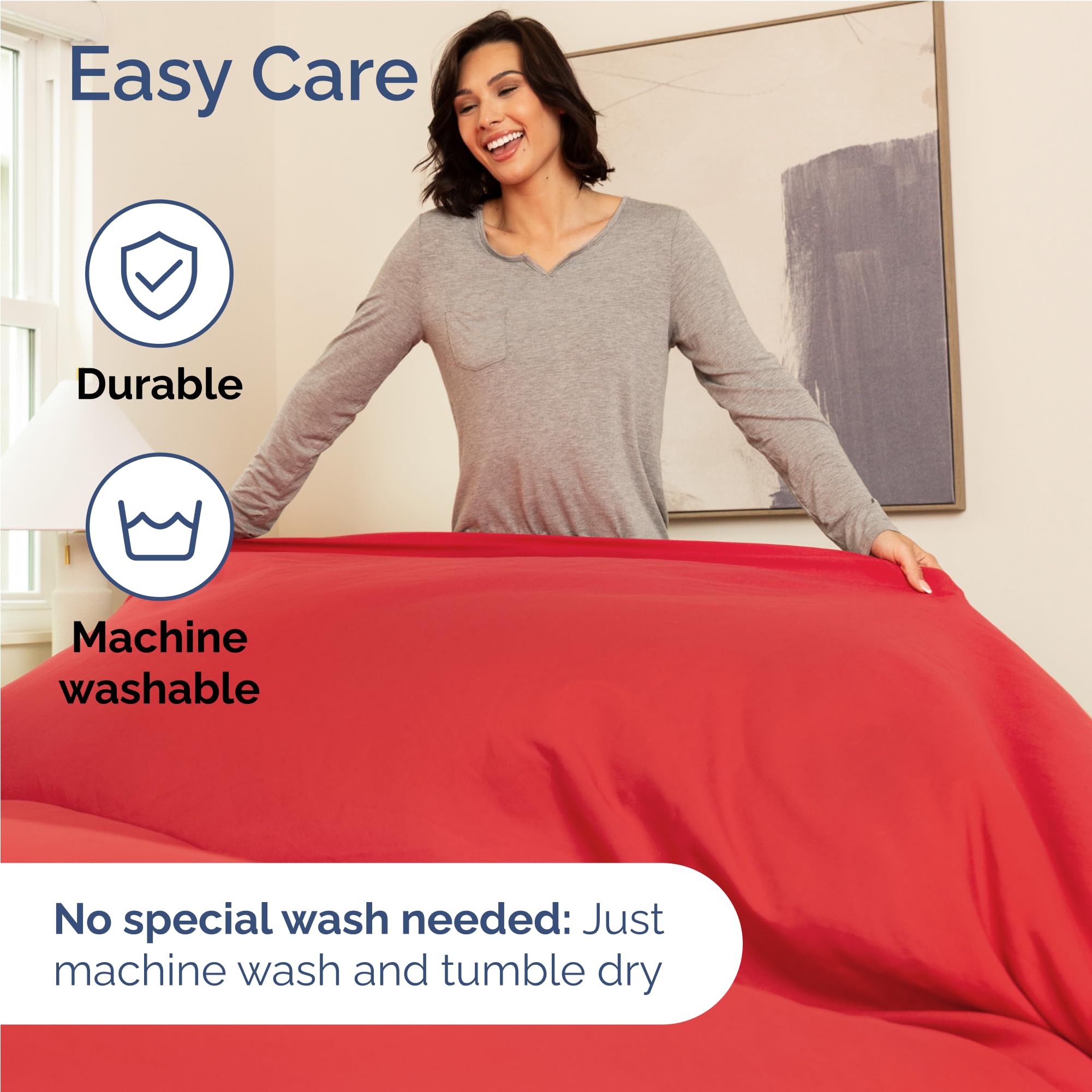 CGK Unlimited full mattress view comparing sheet fit and overall coverage
