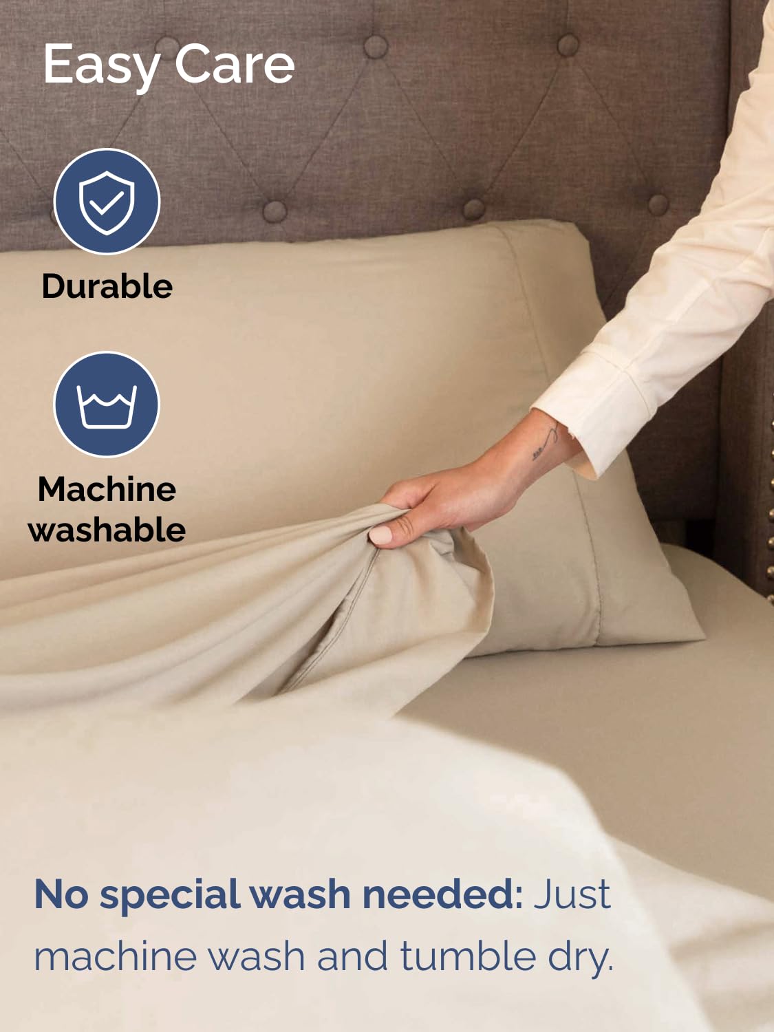CGK Unlimited comparison showing mattress height and deep pocket compatibility benefit